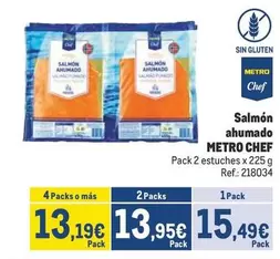 Oferta de Chef - Salmon Ahumado por 15,49€ en Makro