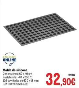 Oferta de Molde De Silicona por 32,9€ en Makro