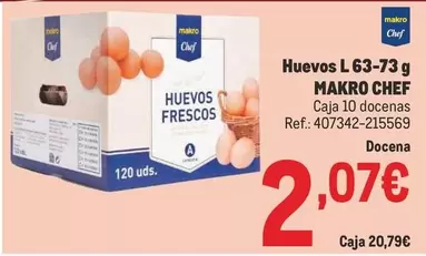 Oferta de Makro - Huevos L 63-73 G por 2,07€ en Makro