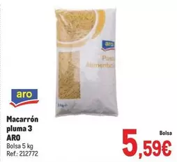 Oferta de Aro - Macarron Pluma 3 por 5,59€ en Makro