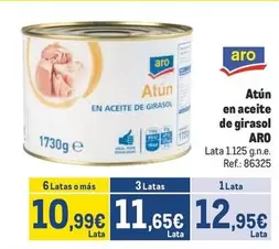 Oferta de Aro - Atun En Aceite De Girasol por 12,95€ en Makro