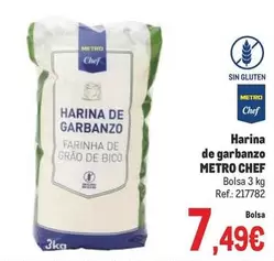 Oferta de Chef - Harina De Garbanzo por 7,49€ en Makro