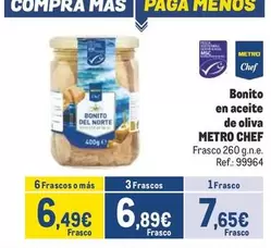 Oferta de Mas - Bonito En Aceite De Oliva por 7,65€ en Makro