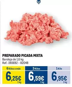 Oferta de Mixta - Preparado Picada por 6,95€ en Makro