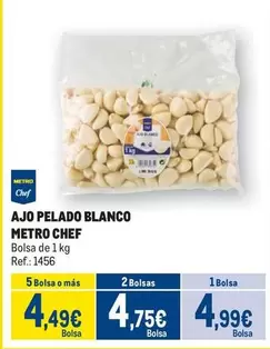 Oferta de Chef - Ajo Pelado Blanco por 4,99€ en Makro