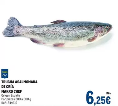 Oferta de Makro - Chef Trucha Asalmonada De Cria por 6,25€ en Makro