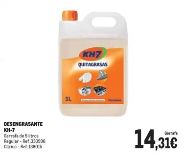 Oferta de KH-7 - Desengrasante por 14,31€ en Makro