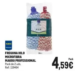 Oferta de Makro - Fregona Milo Microfibra por 4,59€ en Makro