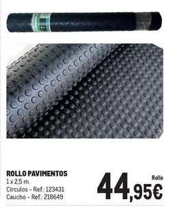 Oferta de Rollo Pavimentos por 44,95€ en Makro