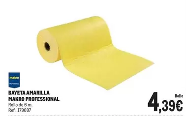 Oferta de Makro - Bayeta Amarilla por 4,39€ en Makro