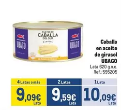 Oferta de Ubago - Caballa En Aceite De Girasol por 10,09€ en Makro