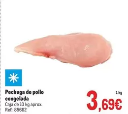 Oferta de Pechuga De Pollo Congelada por 3,69€ en Makro