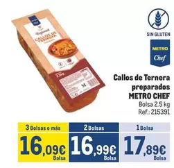 Oferta de Chef - Callos De Ternera Preparados por 17,89€ en Makro