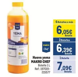 Oferta de Makro - Huevo Yema por 7,09€ en Makro