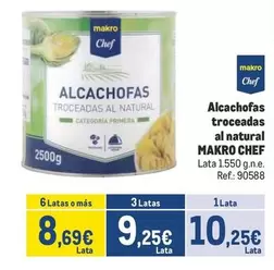 Oferta de Makro - Alcachofas Troceadas Al Natural por 10,25€ en Makro