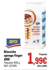 Oferta de Aro - Bizcocho Sponge Finger por 1,99€ en Makro