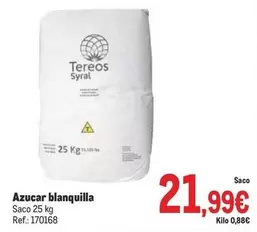 Oferta de Blanquilla - Azucar Blanquilla por 21,99€ en Makro