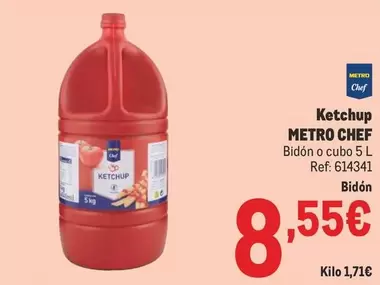 Oferta de Chef - Ketchup por 8,55€ en Makro