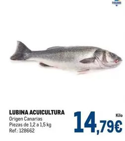 Oferta de Origen - Lubina Acuicultura por 14,79€ en Makro