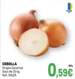 Oferta de Origen - Cebolla por 0,59€ en Makro