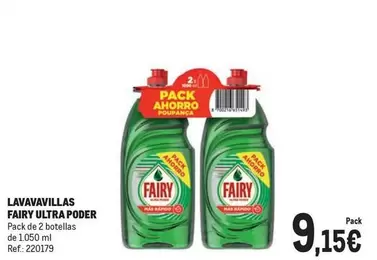 Oferta de Fairy - Lavavajillas Ultra Poder por 9,15€ en Makro