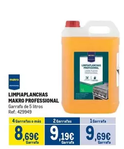 Oferta de Makro - Limpiaplanchas por 9,69€ en Makro