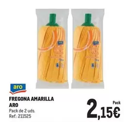 Oferta de Aro - Fregona Amarilla por 2,15€ en Makro