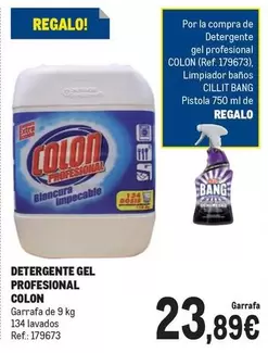 Oferta de Colon - Detergente Gel Profesional por 23,89€ en Makro