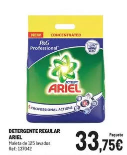 Oferta de Ariel - Detergente Regular por 33,75€ en Makro