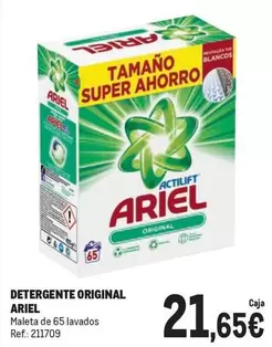 Oferta de Ariel - Detergente Original por 21,65€ en Makro