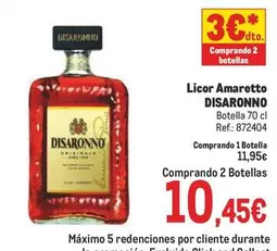 Oferta de Disaronno - Licor Amaretto por 11,95€ en Makro