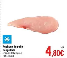 Oferta de Pechuga De Pollo Congelada por 4,8€ en Makro