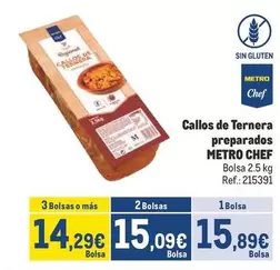 Oferta de Chef - Callos De Ternera Preparados por 15,89€ en Makro