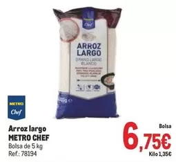 Oferta de Chef - Arroz Largo por 6,75€ en Makro