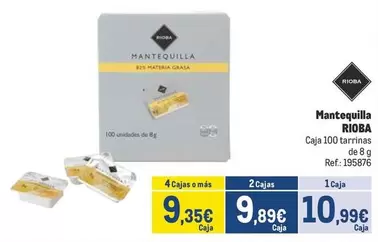 Oferta de Rioba - Mantequilla por 10,99€ en Makro