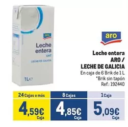 Oferta de Galicia - Leche Entera Aro/ Leche De por 5,09€ en Makro