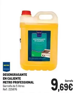 Oferta de Metro Professional - Desengrasante En Caliente por 9,69€ en Makro