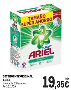 Oferta de Ariel - Detergente Original por 19,35€ en Makro