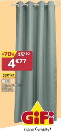 Oferta de Cortina por 4,77€ en GiFi