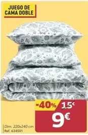 Oferta de DIM - Juego De Cama Doble por 9€ en GiFi