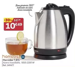 Oferta de Hervidor 1,8 L por 10,49€ en GiFi