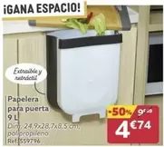 Oferta de DIM - Papelera Para Puerta por 4,74€ en GiFi