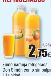 Oferta de Don Simón - Zumo Naranja Refrigerada  Con O Sin Pulpa por 2,75€ en Froiz