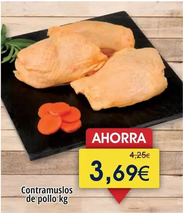 Oferta de Contramuslos De Pollo por 3,69€ en Froiz