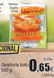 Oferta de España - Zanahoria Bolsa por 0,65€ en Froiz