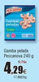 Oferta de Pescanova - Gamba Pelada por 4,29€ en Froiz