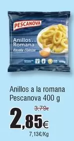 Oferta de Pescanova - Anillos A La Romana por 2,85€ en Froiz