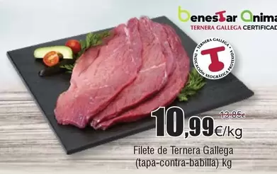 Oferta de Gallega - Filete De Ternera por 10,99€ en Froiz