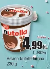 Oferta de Nutella - Helado Tarrina por 4,99€ en Froiz