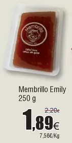 Oferta de Membrillo Emily por 1,89€ en Froiz